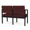 Lesro Lenox 2 Seat Tandem Seating W/ Arm, 43.5 in W 24.5 in L 32 in H LS2103 - alternate 3